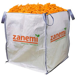 Saca de 1000 kg de zanahorias Zanemi - Producción y venta de hortalizas y verduras