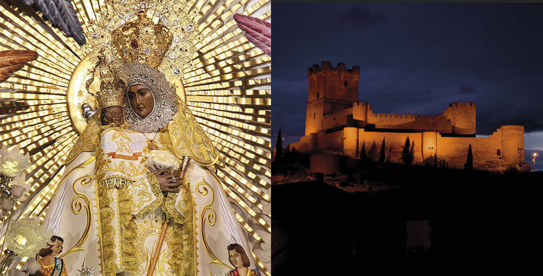 Virgen de las Virtudes y Castillo de la Atalaya - Villena